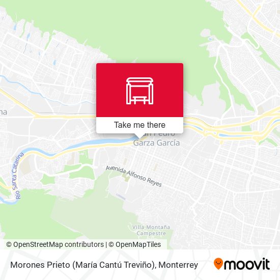 Mapa de Morones Prieto (María Cantú Treviño)