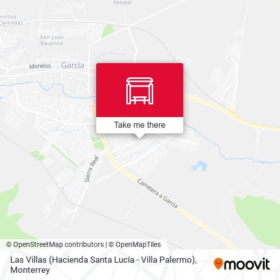 Las Villas (Hacienda Santa Lucía - Villa Palermo) map