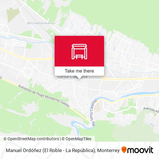 Mapa de Manuel Ordóñez (El Roble - La República)