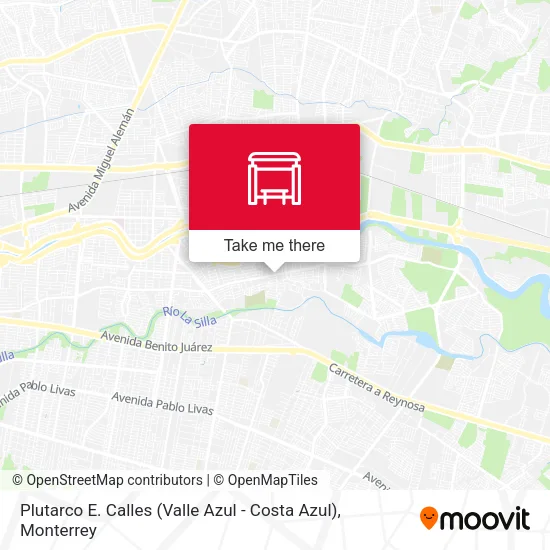 Plutarco E. Calles (Valle Azul - Costa Azul) map