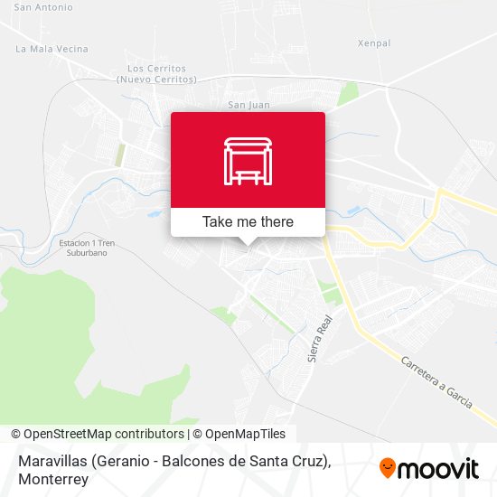 Maravillas (Geranio - Balcones de Santa Cruz) map