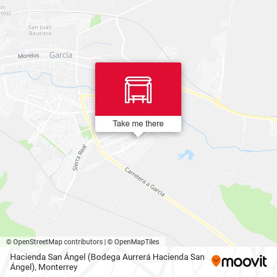 Hacienda San Ángel (Bodega Aurrerá Hacienda San Ángel) map