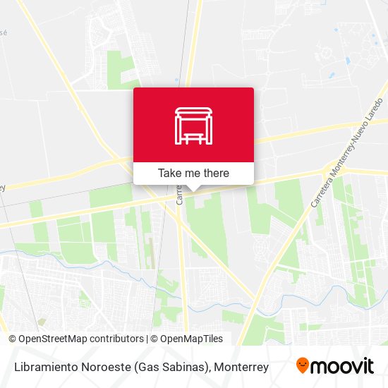 Libramiento Noroeste (Gas Sabinas) map