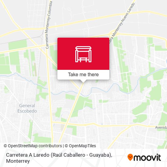 Mapa de Carretera A Laredo (Raúl Caballero - Guayaba)