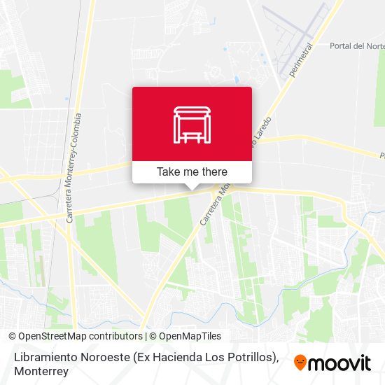 Mapa de Libramiento Noroeste (Ex Hacienda Los Potrillos)