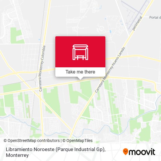 Libramiento Noroeste (Parque Industrial Gp) map