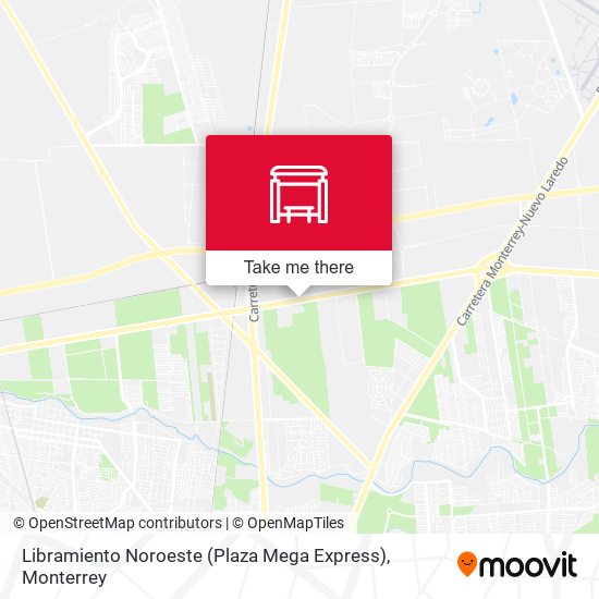 Libramiento Noroeste (Plaza Mega Express) map