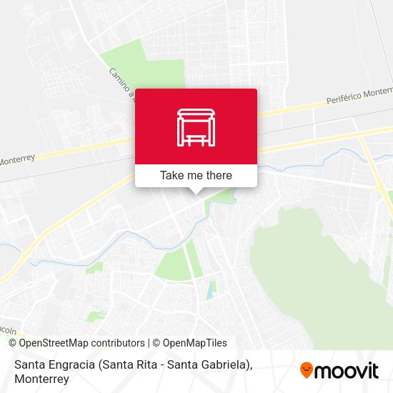 Santa Engracia (Santa Rita - Santa Gabriela) map