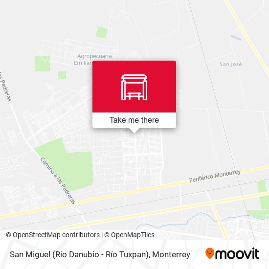 San Miguel (Río Danubio - Río Tuxpan) map