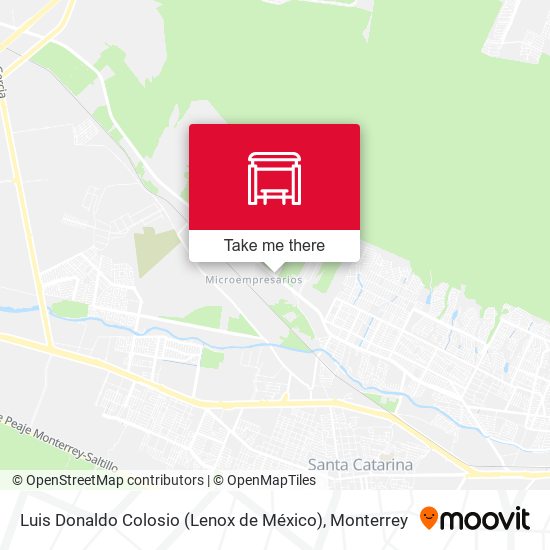 Luis Donaldo Colosio (Lenox de México) map