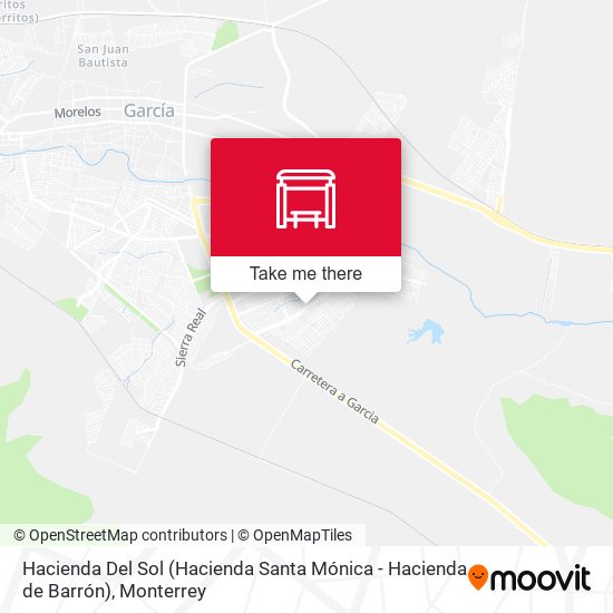 Hacienda Del Sol (Hacienda Santa Mónica - Hacienda de Barrón) map