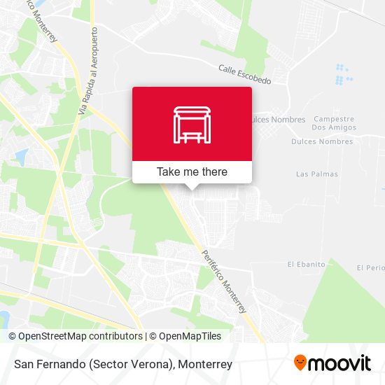 San Fernando (Sector Verona) map