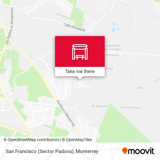 San Francisco (Sector Padova) map