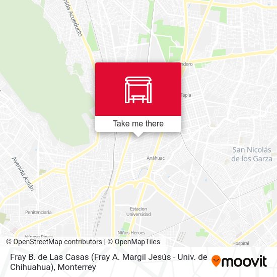 Fray B. de Las Casas (Fray A. Margil Jesús - Univ. de Chihuahua) map
