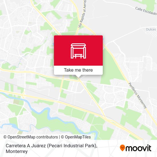 Carretera A Juárez (Pecari Industrial Park) map