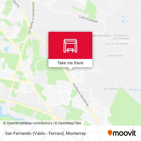 San Fernando (Valdo - Ferrara) map