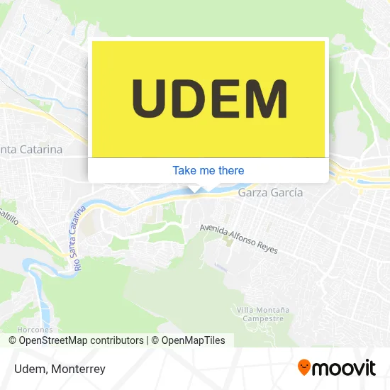 Udem map