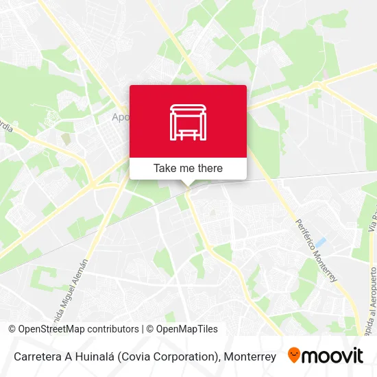 Mapa de Carretera A Huinalá (Covia Corporation)