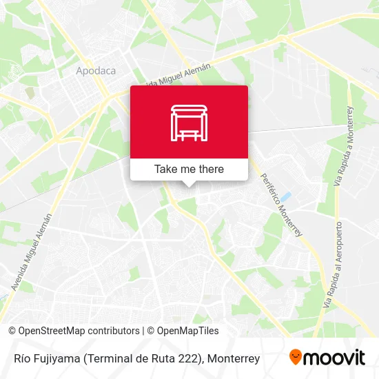 Río Fujiyama (Terminal de Ruta 222) map