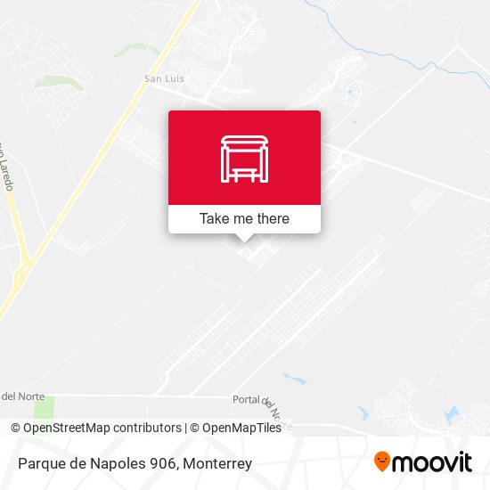 Mapa de Parque de Napoles 906