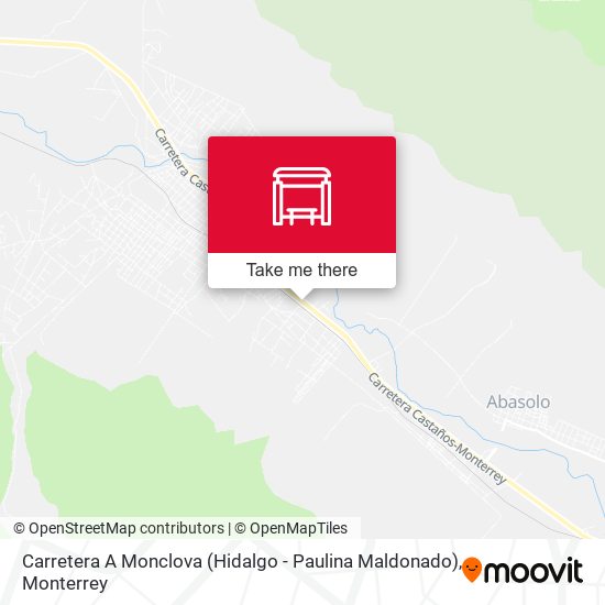 Mapa de Carretera A Monclova (Hidalgo - Paulina Maldonado)