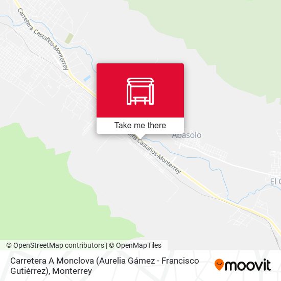 Carretera A Monclova (Aurelia Gámez - Francisco Gutiérrez) map