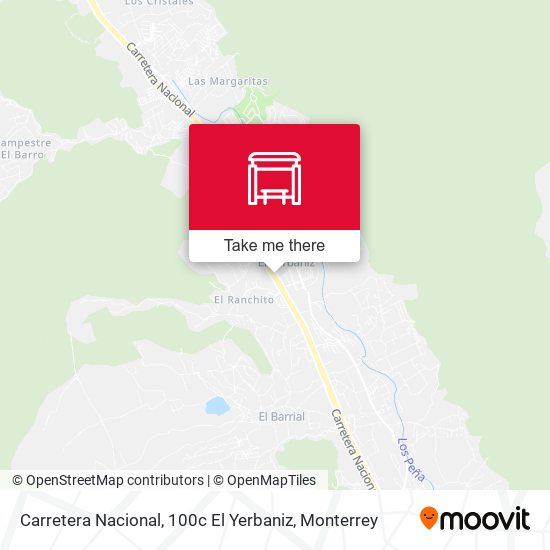 Carretera Nacional, 100c El Yerbaniz map