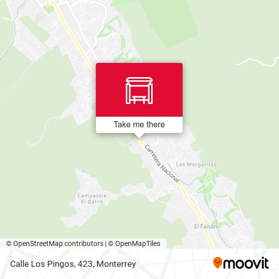 Mapa de Calle Los Pingos, 423