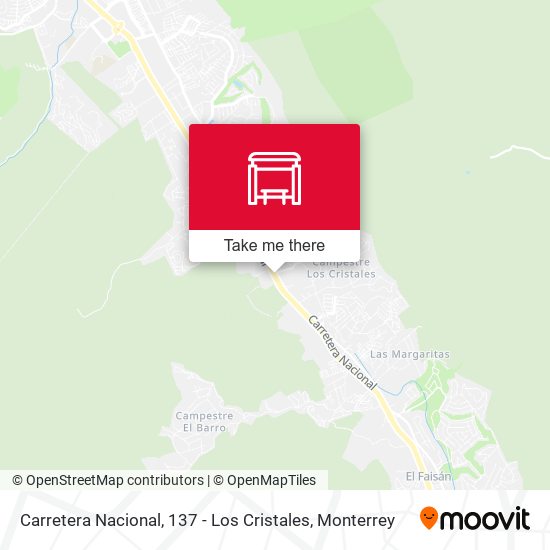 Carretera Nacional, 137 - Los Cristales map