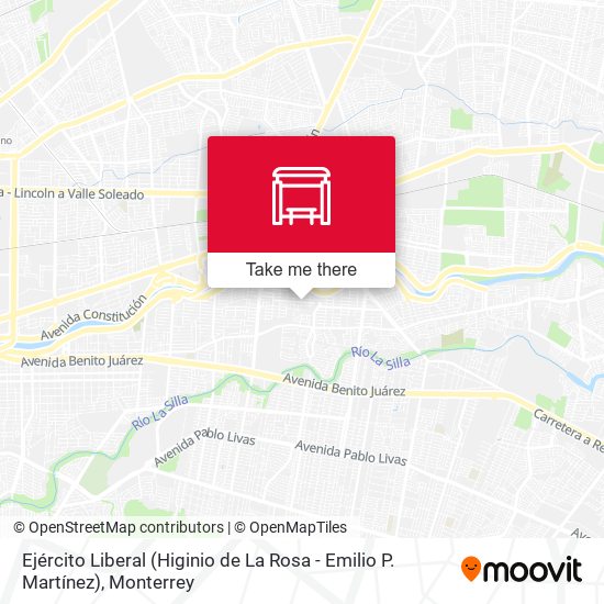 Mapa de Ejército Liberal (Higinio de La Rosa - Emilio P. Martínez)