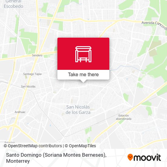 Santo Domingo (Soriana Montes Berneses) map