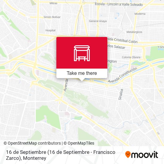 16 de Septiembre (16 de Septiembre - Francisco Zarco) map