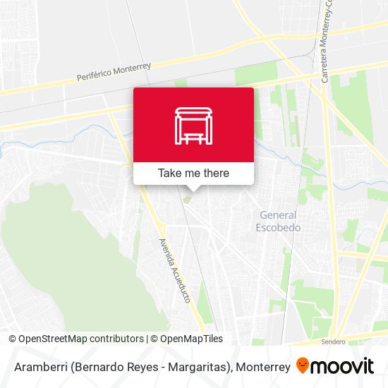 Aramberri (Bernardo Reyes - Margaritas) map