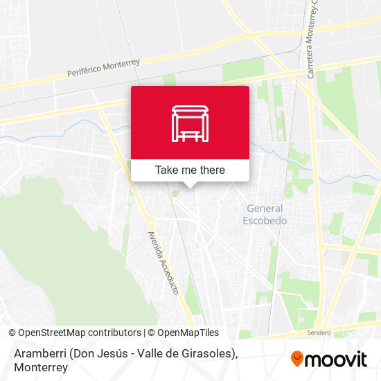 Aramberri (Don Jesús - Valle de Girasoles) map