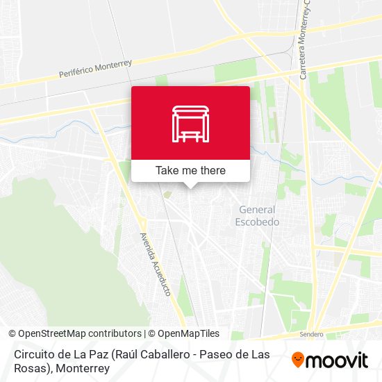 Circuito de La Paz (Raúl Caballero - Paseo de Las Rosas) map