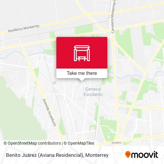 Mapa de Benito Juárez (Aviana Residencial)