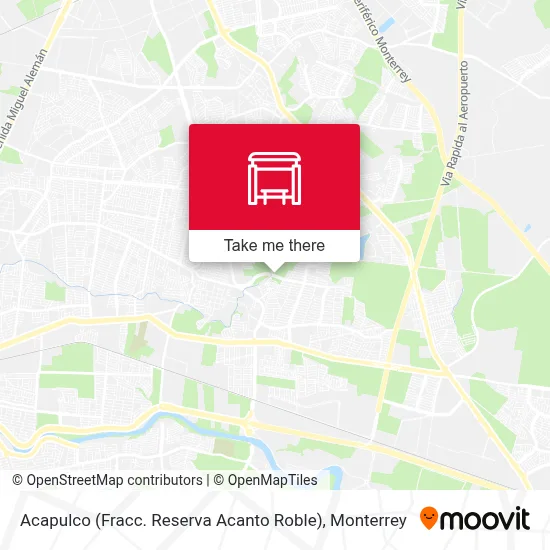 Acapulco (Fracc. Reserva Acanto Roble) map