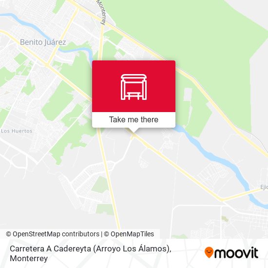 Carretera A Cadereyta (Arroyo Los Álamos) map