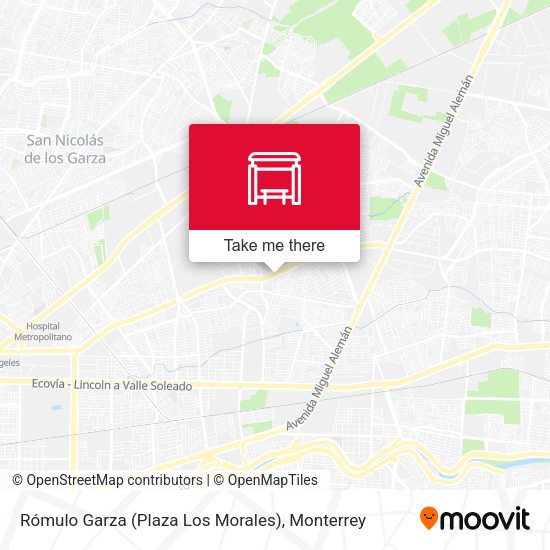 Mapa de Rómulo Garza (Plaza Los Morales)