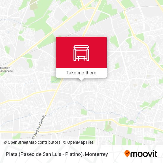 Mapa de Plata (Paseo de San Luis - Platino)