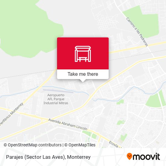 Mapa de Parajes (Sector Las Aves)