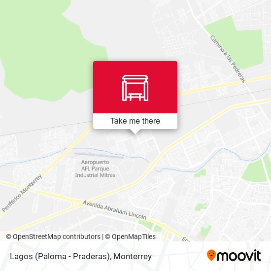 Mapa de Lagos (Paloma - Praderas)