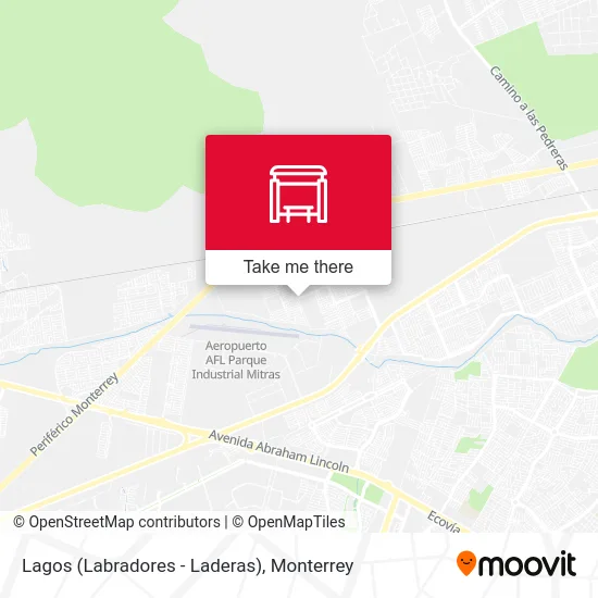 Lagos (Labradores - Laderas) map