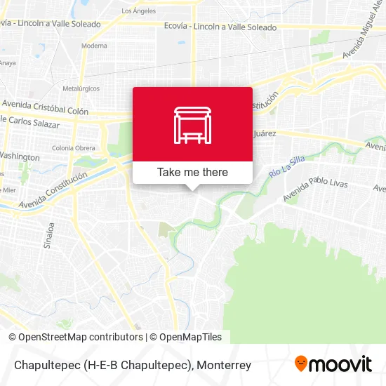 Mapa de Chapultepec (H-E-B Chapultepec)