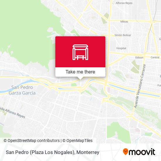 San Pedro (Plaza Los Nogales) map