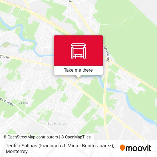 Mapa de Teófilo Salinas (Francisco J. Mina - Benito Juárez)