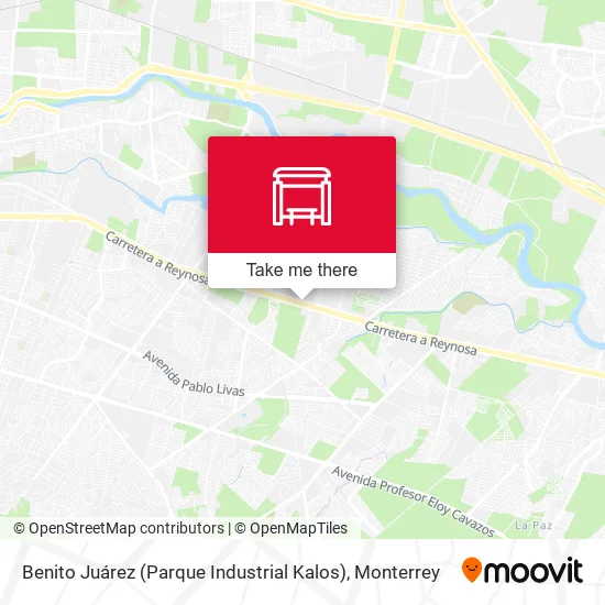 Benito Juárez (Parque Industrial Kalos) map