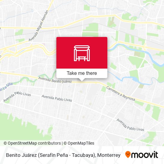 Benito Juárez (Serafín Peña - Tacubaya) map