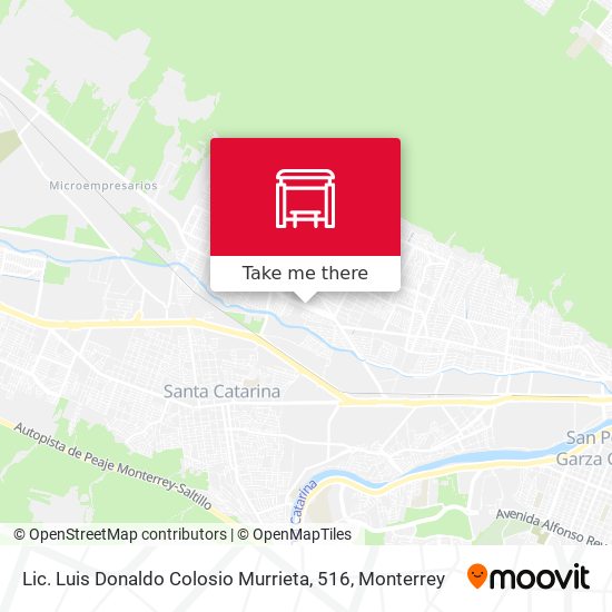 Lic. Luis Donaldo Colosio Murrieta, 516 map