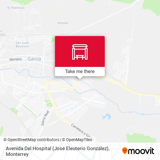 Mapa de Avenida Del Hospital (José Eleuterio González)